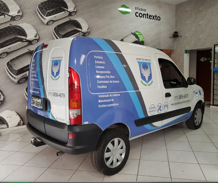 adesivagem veículo grupo top serviços